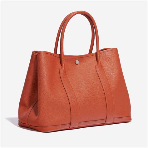 hermes capucine garden party|Hermes garden party sizes.